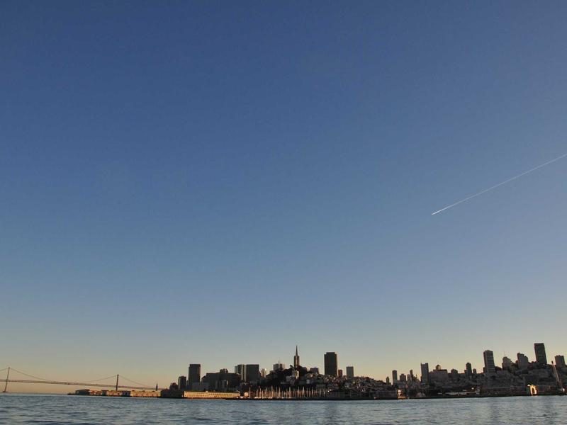 San Francisco skyline at dusk